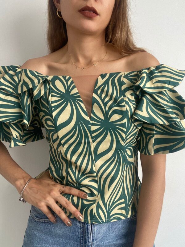 Blusa carolina green - Imagen 2