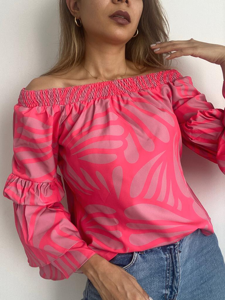 Blusa esther estampada
