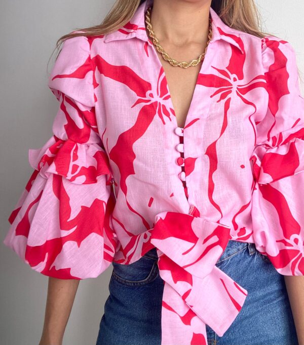 Blusa Esperanza Lino - Imagen 2